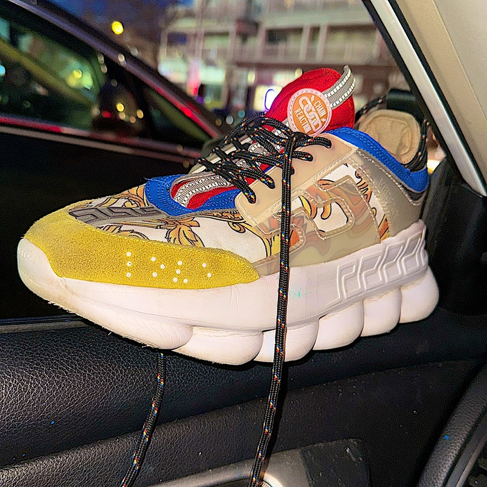 Lightly worn, basically new Versace chain reaction